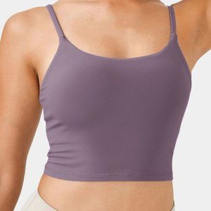 Patitoff Pet Hair Resistant Workout Cropped Cami